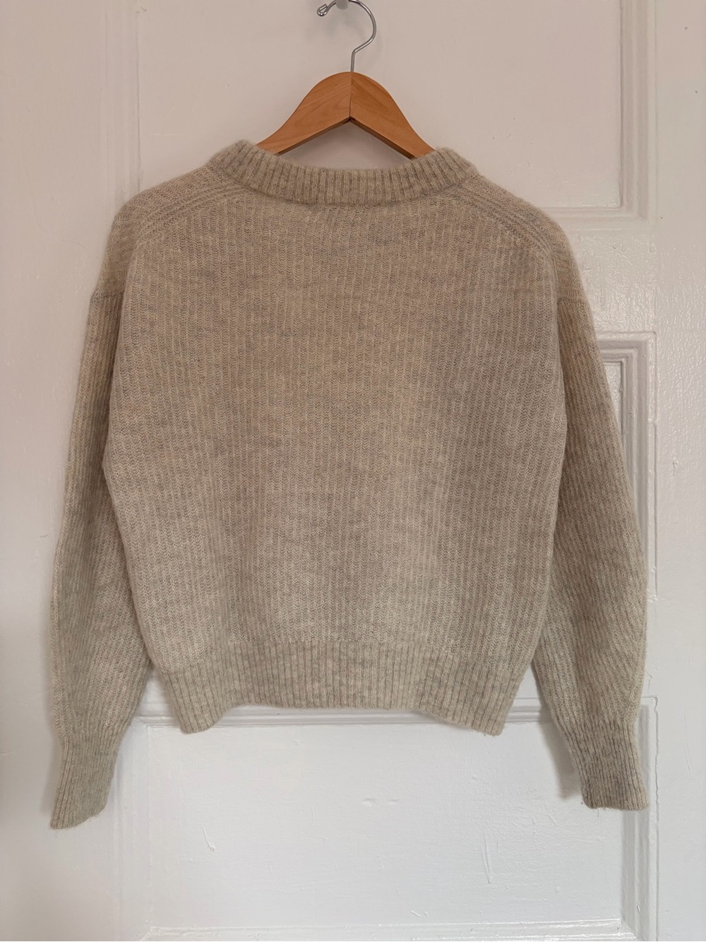 Everlane Cocoon Crew Sweater in Alpaca in Pumice Stone - Picture 7 of 7